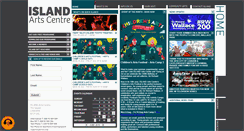 Desktop Screenshot of islandartscentre.com